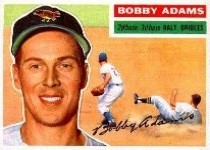 1956 Topps      287     Bobby Adams